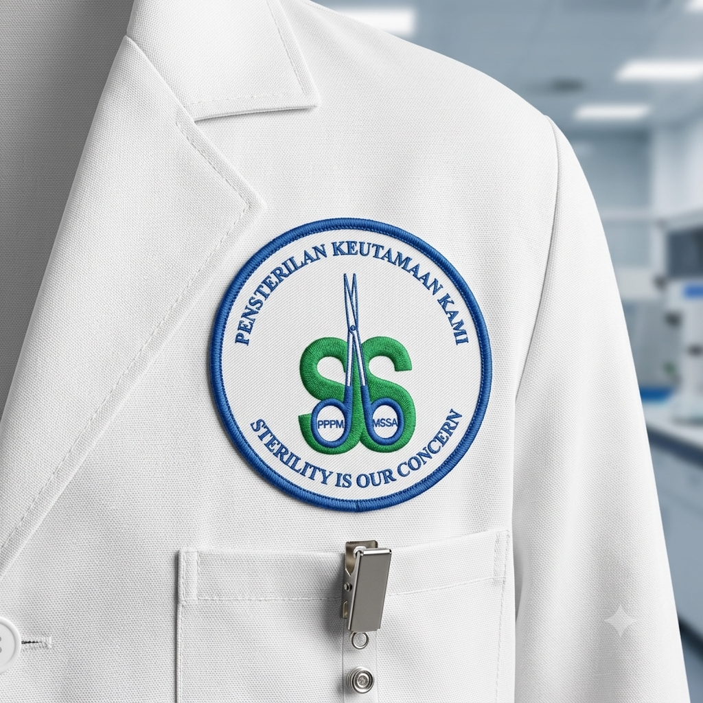 MSSA emblem on a white lab coat